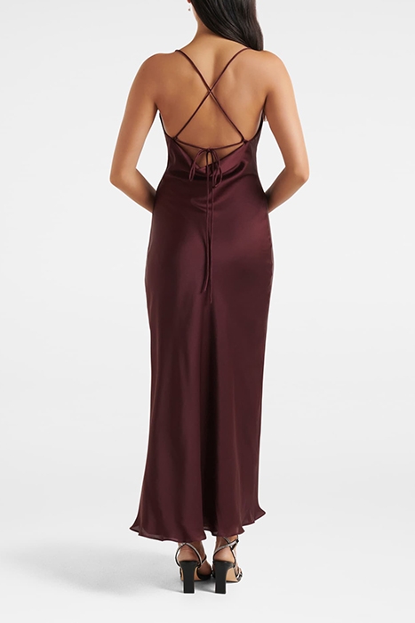 BLAIR BACK DETAIL MAXI DRESS BERRY 2