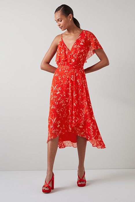 KRASNER MIDI DRESS RED 1