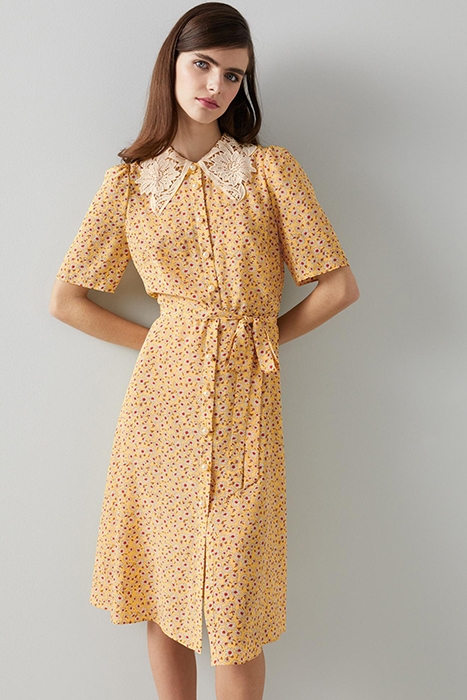 HASKELL SHIRT DRESS YELLOW 1