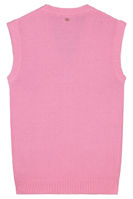 GLORIA SLEEVELESS CARDIGAN SWEET PINK 2