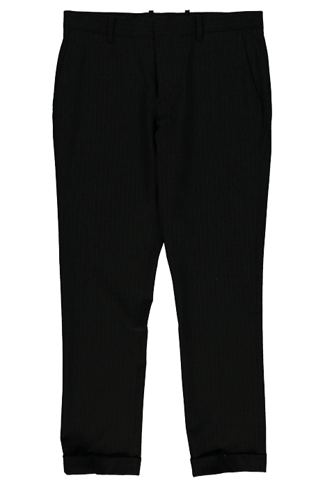 BARROW TROUSER BLK/CHLK PINSTRIPE 1
