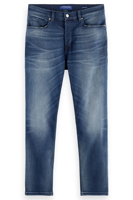 THE DROP REGULAR TAPERED JEANS — SECRET BLAUW 1