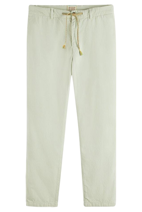 THE DRIFT- GARMENT-DYED COTTON LINEN JOGGER MINT 1