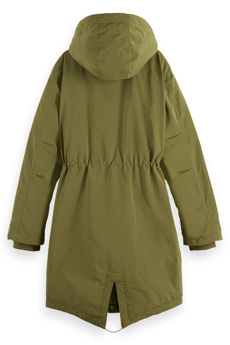 WATER REPELLENT PARKA WITH REPREVE® FILLING DARK OLIVE 2