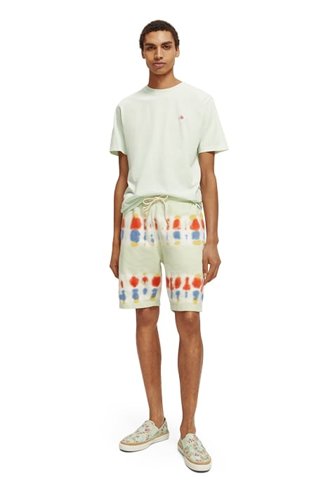 RELAXED TIE-DYE SWEATSHORTS MINT TIE DYE 6