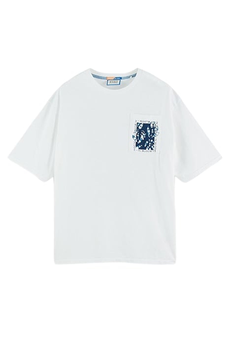 BACK ARTWORK LOOSE-FIT T-SHIRT WHITE 1