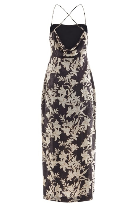 SUNBURST BLACK DRESS SUNBURST BLACK PRINT 4