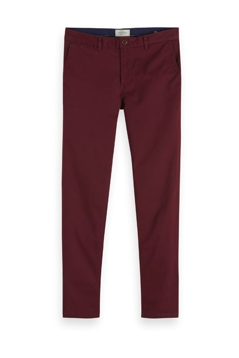 ESSENTIALS - MOTT CLASSIC SLIM FIT CHINO BORDEAUX 1