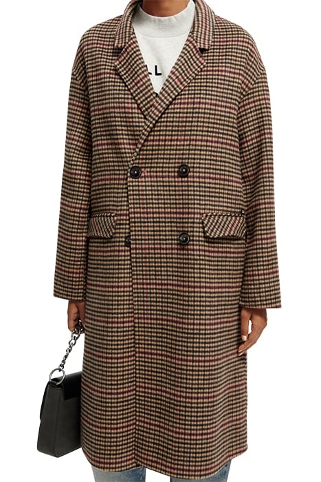 DOUBLE BREASTED WOOL BLEND COAT HERITAGE POP 3