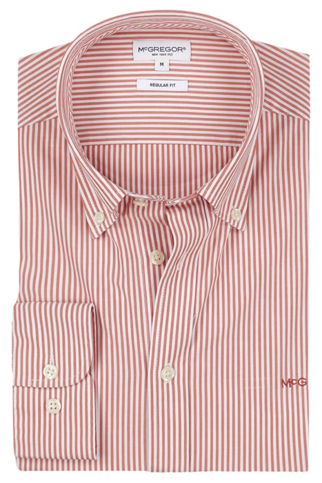POPLIN STRIPE PEACHED TERRA 3