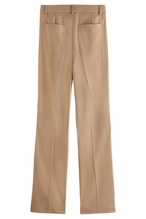 HAILEY - HIGH RISE STRAIGHT LEG TROUSERS SAND 2