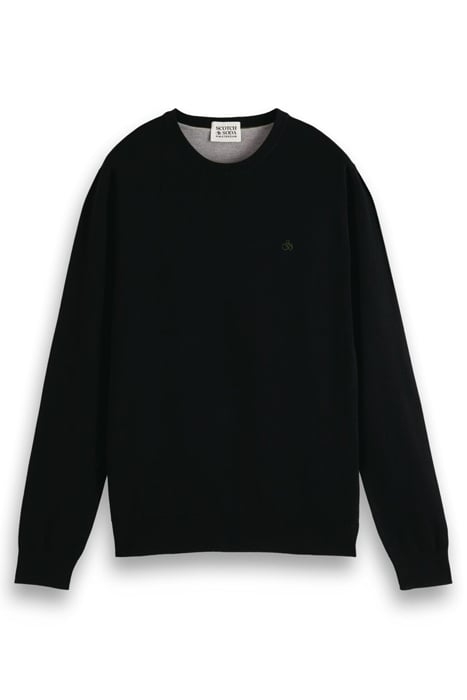 ESSENTIALS - CLASSIC CREWNECK PULLOVER BLACK 1