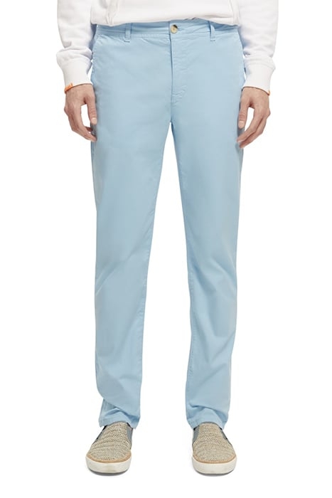 MOTT- GARMENT DYED PIMA COTTON CHINO SEA BLUE 1