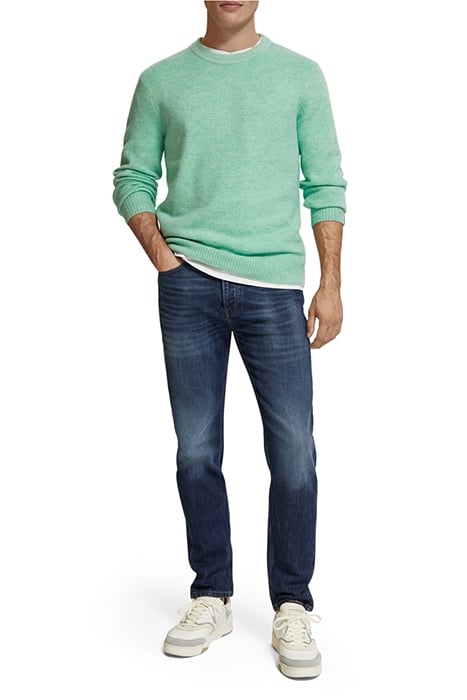 REGULAR FIT SOFTY-KNIT MELANGE PULL ABSINTHE 3