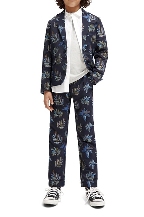 LOOSE TAPERED-FIT JACQUARD PANTS LEAF JACQUARD 3