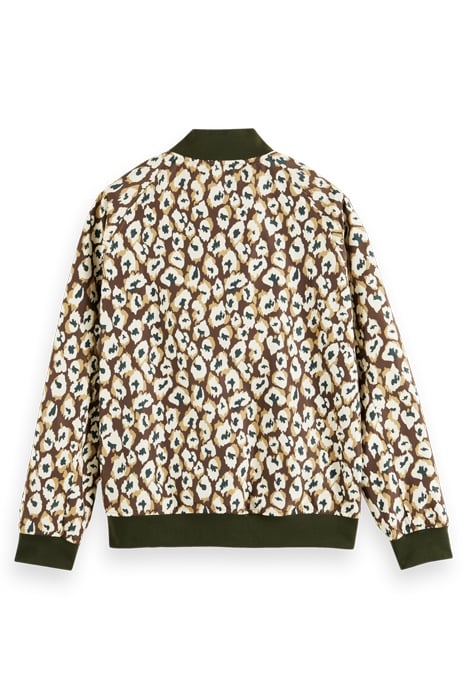 REVERSIBLE BOMBER JACKET TAUPE ANIMAL 5