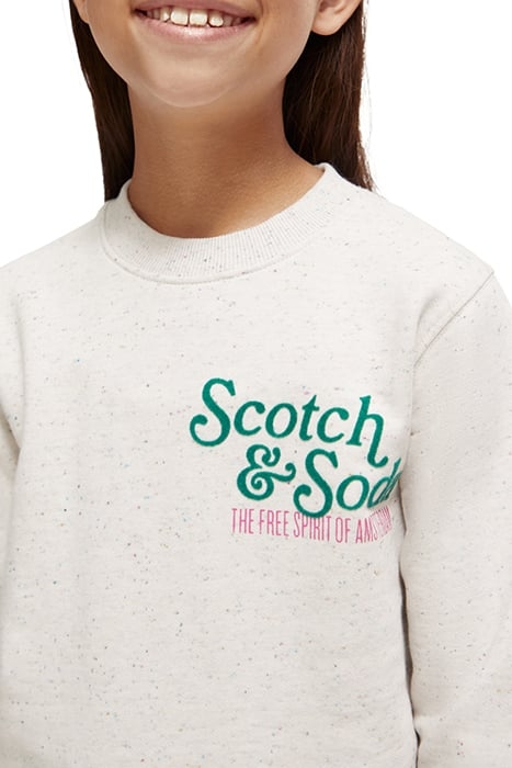 RELAXED FIT ARTWORK SWEATSHIRT OFF WHITE 6