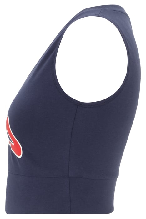 LAIXI CROPPED V-NECK TOP BLACK IRIS 7