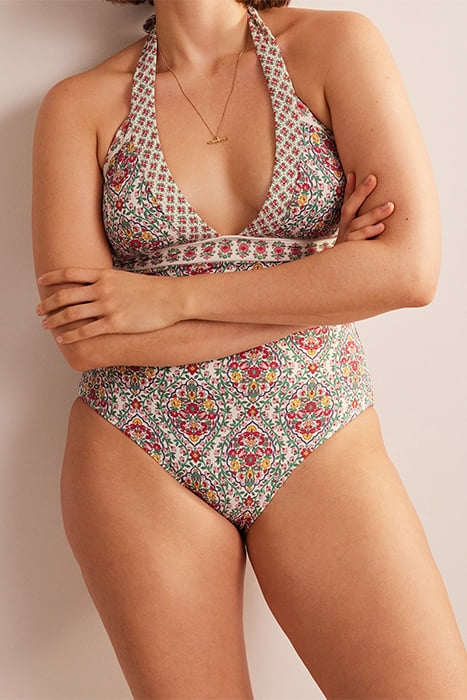 ITHACA HALTER SWIMSUIT MULTI, VINE TERRACE 1