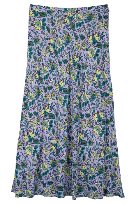 LILAC XL FLOWER PRINT LONG SKIRT 5