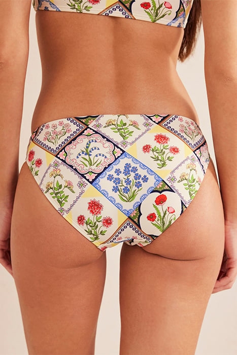 CLASSIC BIKINI BOTTOMS IVORY, WILD BLUEBELL 2