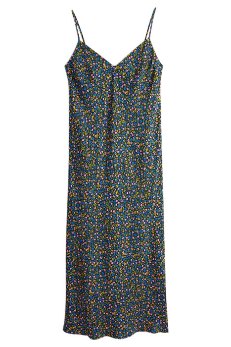 ELENA MIDI SLIP DRESS FRENCH NAVY, FLORAL TERRACE 2