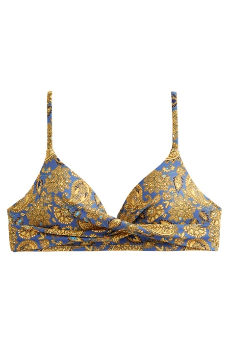 CAPRI CUP-SIZE BIKINI TOP HARVEST GOLD, PAISLEY TERRACE 3
