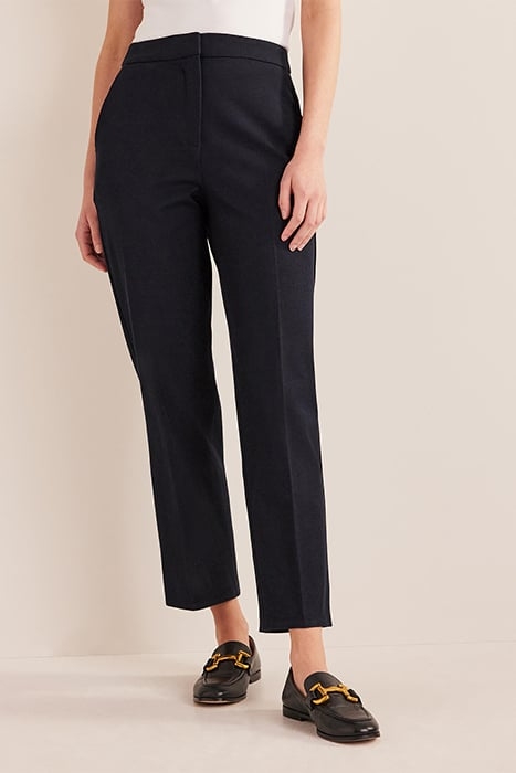 BI-STRETCH TAPERED TROUSERS NAVY 1
