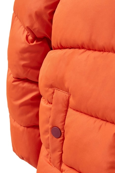 QUILTED PUFFER JACKET MID ORANGE 3