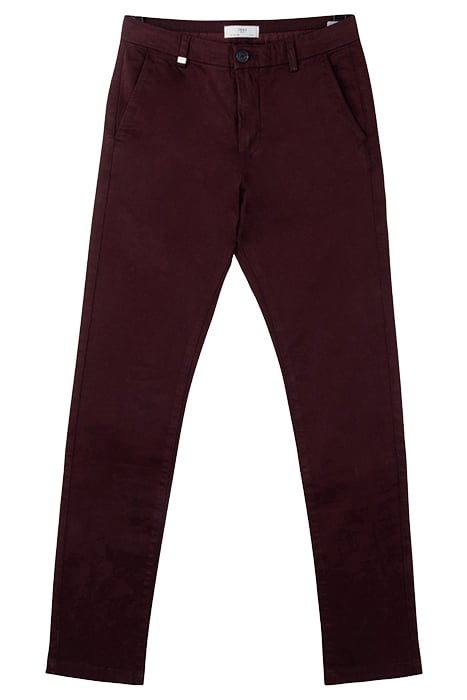 BURGUNDY SLIM CHINOS BURGUNDY 1