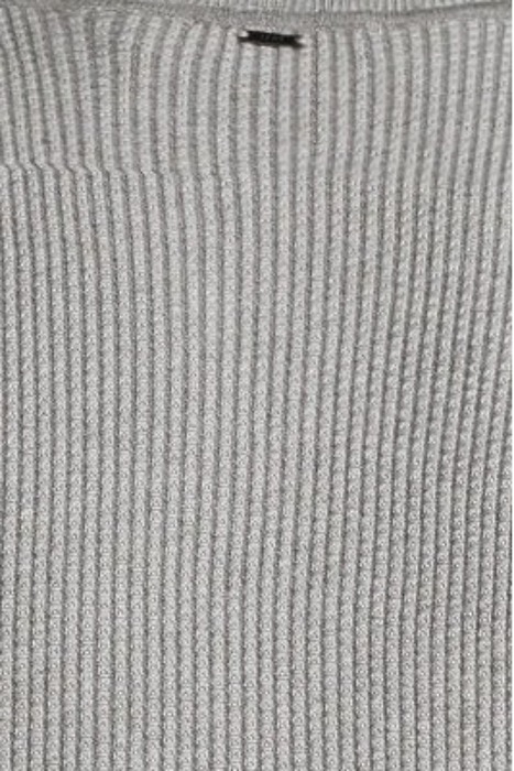 GREY WAFFLE KNIT SWEATER GREY 5