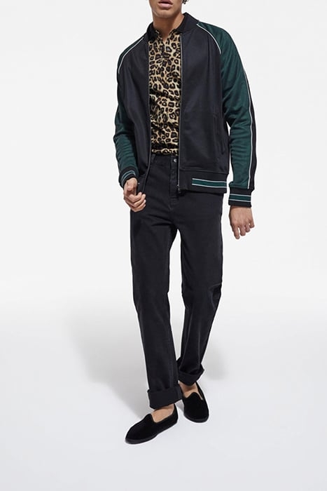 ZIP-UP SWEATSHIRT WITH RAGLAN SLEEVES VERT BOUTEILLE 6