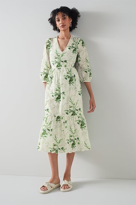 DR BRONTE - MEADOW SCENE GREEN/WHITE 2