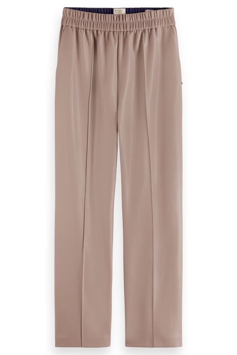 ESTELLE - FAUX LEATHER JOGGER SOFT TAUPE 1