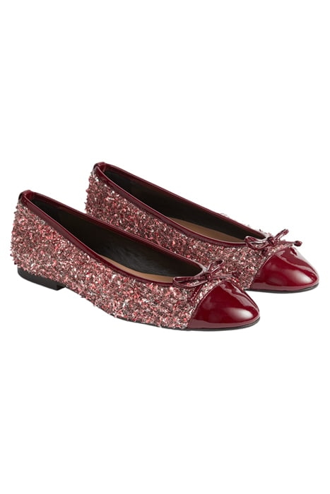 FL KARA BALLERINA BOW WINE 2