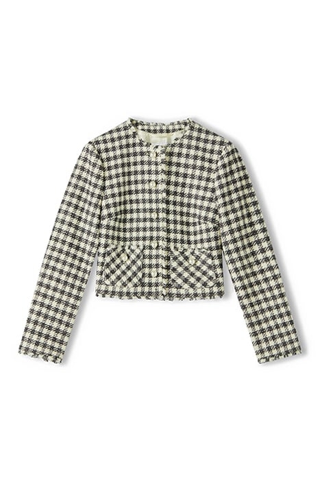 JK KEELER GINGHAM BLACK/CREAM 4