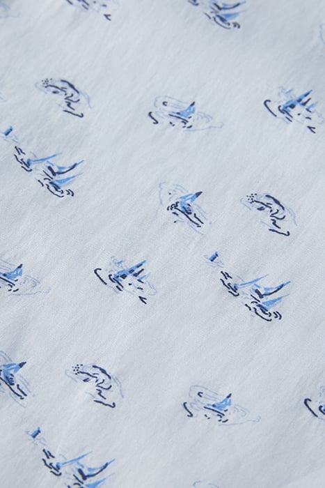 SLIM FIT ALLOVER PRINT SHIRT NAVAL FLAG AOP 3