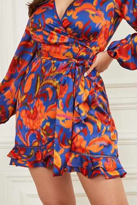 MARCIANO BY GUESS BETTY BLUE WRAP DRES BETTY BLUE PRINT 6