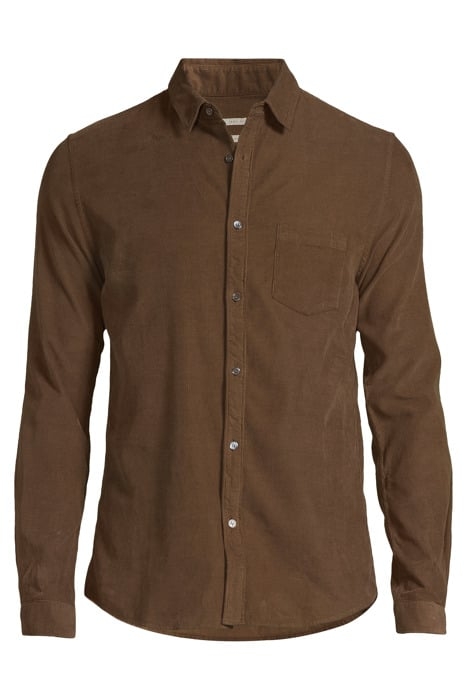 CAPPUCCINO NEEDLECORD REGULAR SHIRT CAPPUCINO 3