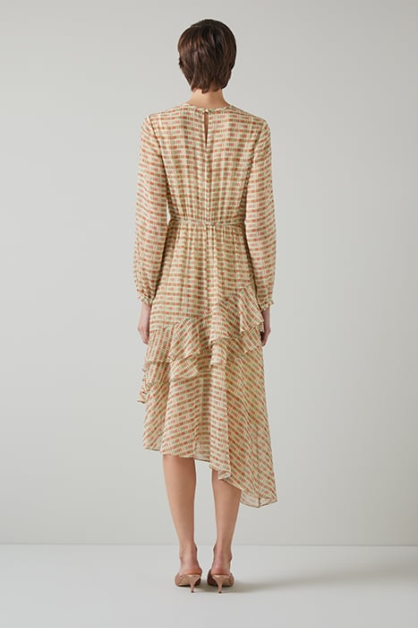 DR BEA BLOCK PRINT DRESS MULTI 2