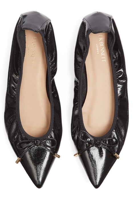 FL TILLY POINTED BALLERIN BLACK 2