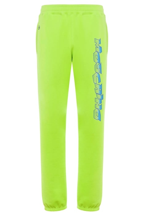 MOSCHINO SURF LOGO FLEECE JOGGERS GREEN 3