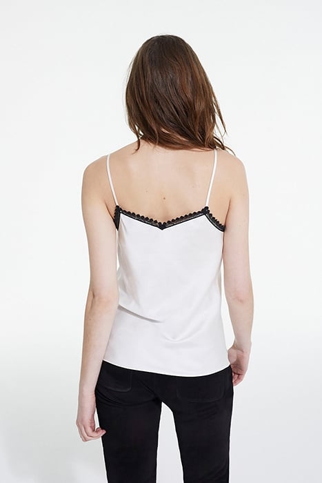 NIGHTIE TOP WITH LACE WHITE 2