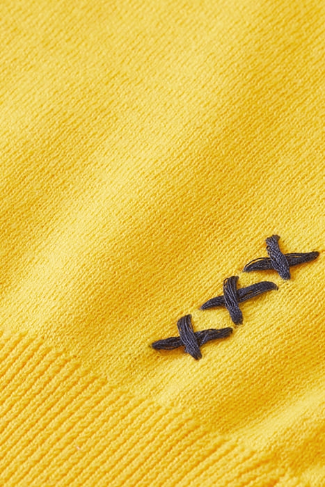 LINEN BLEND CREWNECK PULLOVER NAUTICAL YELLOW 3