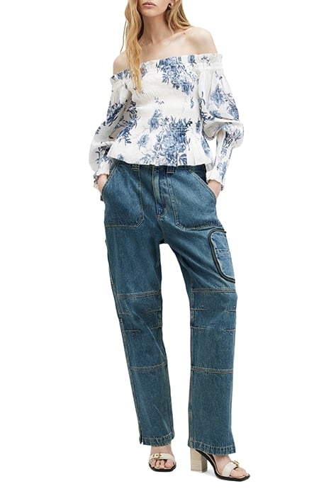 LARA DEKORAH TOP DENIM BLUE 5