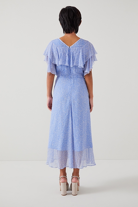 AGNES GEORGETTE MIDI DRESS LIGHT BLUE 2