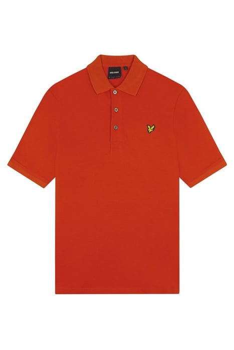 PLAIN POLO SHIRT GALA RED 4