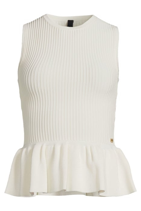 ECHO SWEATER TOP PALE KNITTED PEARL 3