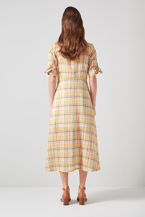 SAFFRON COTTON SHIRT DRESS MULTICOLOR 2