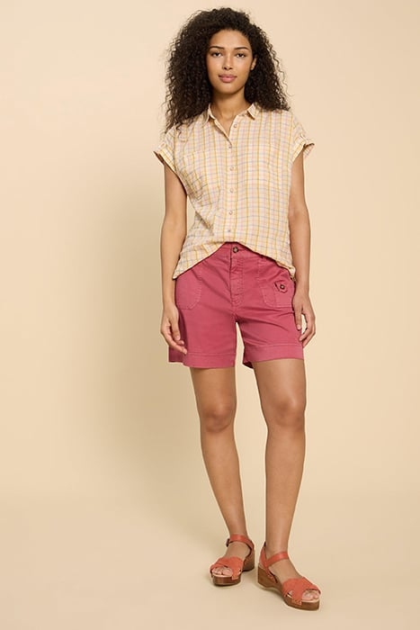 MOLLIE COMBAT SHORTS MID RED 1